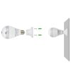 WiFi Light Bulb Camera 960P Security Camera 360° Fisheye Lens Panoramic Motion Detection IR Night Vision
