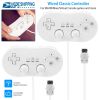 2PCS Classic Game Controller Pad Wired Gamepad Joypad Joystick for Nintendo Wii Remote