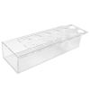 Clear Acrylic Flower Vase Rectangular Floral Centerpiece for Table Decoration Modern Flower Holder for Mother’s Day Valentine’s Day Wedding Party 12 H