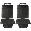 2 Packs Car Seat Protector Cushion Mat Pad with Thick Padding Protector for Child Baby Car Seat Mesh Pockets Non-slip