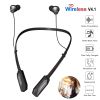 Wireless Neckband Headphones V4.2 Sweat-proof Sport Headsets Earbuds In-Ear Magnetic Neckbands Stereo Earphone Deep Bass Earphone w/Mic 15Hrs Work Run