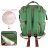 Mummy Diaper Bag Backpack Water-Resistant Large Capacity Travel Nappy Backpack Baby Nursing Handbag for Mom Dad Baby Care