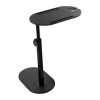 C-Shaped Bathtub Tray Table With Adjustable Height 360° Rotatable Desktop Freestanding Bath Caddy Against Wall Couch Bed Sofa Side Table