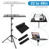 Projector Tripod Stand Folding Laptop Stand w/ Height Tilt Adjustment Portable DJ Equipment Holder Mount Elevator For Stage Studio Home Office
