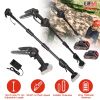 2-in-1 Cordless Pole Saw & Mini Chainsaw Electric Mini Chainsaw Length Adjustable Cordless Chain Saw with 2Pcs 1500mAh Batteries 4in/6in Chains for Tr