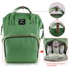 Mummy Diaper Bag Backpack Water-Resistant Large Capacity Travel Nappy Backpack Baby Nursing Handbag for Mom Dad Baby Care