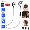 Wireless Headsets V4.1 Sport In-Ear Stereo Headphones Sweat-proof Neckband Earbuds w/Mic Deep Bass HiFi Earphones for Running Hiking Travel