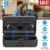 5.3 TWS Wireless Earbuds Touch Control Headphone in-Ear Earphone Headset w/ Charging Case Built-in Mic