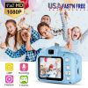 iMounTEK Kids Digital Camera w/ 2.0” Screen 12MP 1080P FHD Video Camera 4X Digital Zoom Games 32GB Card Supported Shockproof Child Camcorder for 3-10