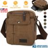 Unisex Crossbody Bags Canvas Phone Tablet PC Shoulder Bag Credit Card Key Messenger Purse