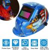 Welding Helmet Solar Powered Auto Darkening Hood with Adjustable Wide Shade Range 9-13 for Mig Tig Arc Weld Grinding Welder Mask