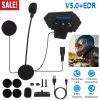 Wireless Headset Speaker Motorcycle Helmet Motorbike Headphone IP67 Waterproof