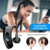 Unilateral Wireless V5.2 Earpiece with Charging Case Rechargeable Wireless in-Ear Headset with Hook for Car Driving Phone Call Office