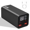 20000mah 65W USB-C PD Laptop Power Bank Fast Charging Power Bank Portable Type-C Charger with USB-C to USB-C Cable Fit For IOS Phone 15 Android Macboo