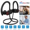 Wireless Headset IPX7 Waterproof Sport Headphones In-Ear Wireless4.1 Stereo Earphone Noise Canceling Neck Earbuds w/Mic 8 Hrs Work Time for Running Hi