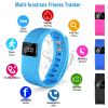 Fitness Tracker Activity Tracker Watch IP56 Waterproof Bracelet Fitness Band Sleep Monitor Pedometer Sedentary Reminder Call Message Notification
