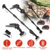 2-in-1 Cordless Pole Saw & Mini Chainsaw Electric Mini Chainsaw Length Adjustable Cordless Chain Saw with 2Pcs 1500mAh Batteries 4in/6in Chains for Tr