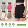Women\'s High Waist Biker Shorts Tummy Control Pants Athletic Leggings Spandex Booty Shorts with 6.3In Inseam No Front Seam for Workout Yoga Running V