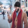 Soft Wireless Beanie Headphone Hat Wireless V4.2 Noise Cancellation Stereo Earphones Cap Unisex Warm Knit Winter Cap w/ Mic Ski Running