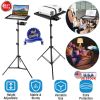 Laptop Projector Tripod Stand Adjustable Height Notebook Floor Stand Portable Computer DJ Equipment Holder Mount Elevator For Presentation Studio