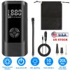 Car Tire Inflator Pump Portable Car Air Compressor Corded Electric Air Pump With LED Light