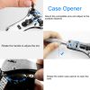 14 PCS Watch Repair Tool Kit Link Remover Watch Case Opener w/ Free Carrying Case