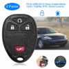 2 Keyless Entry Car Key Remote Key Fob Case Button Pad Replacement for OUC60270